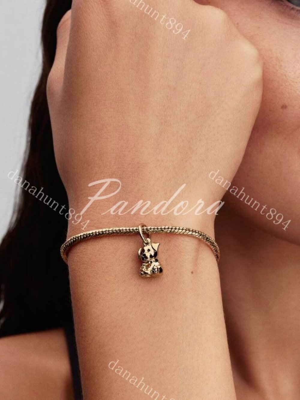Pandora Labrador Puppy Dog Dangle Charm - Picture 3 of 5